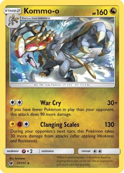 Kommo-o SM - Crimson Invasion Pokemon card