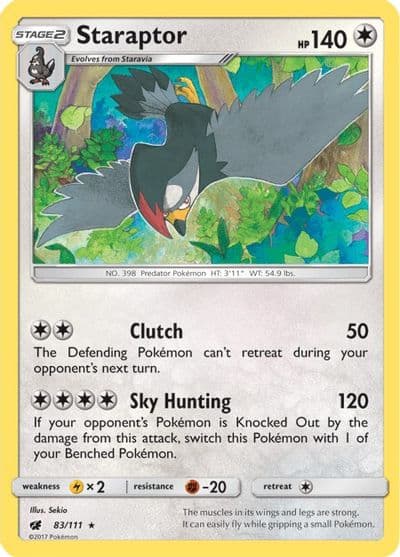 Staraptor SM - Crimson Invasion Pokemon card