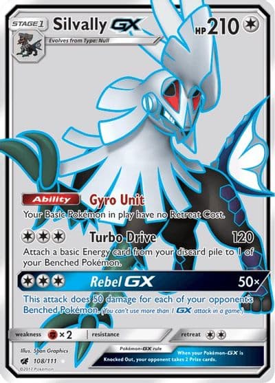Silvally GX (Full Art) SM - Crimson Invasion Pokemon card