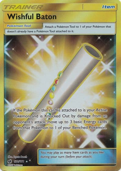 Wishful Baton (Secret) SM - Crimson Invasion Pokemon card