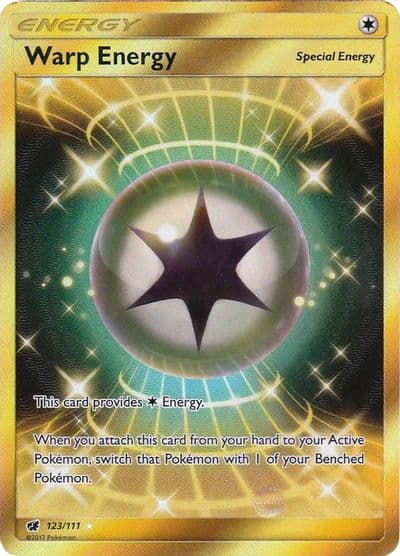 Warp Energy (Secret) SM - Crimson Invasion Pokemon card