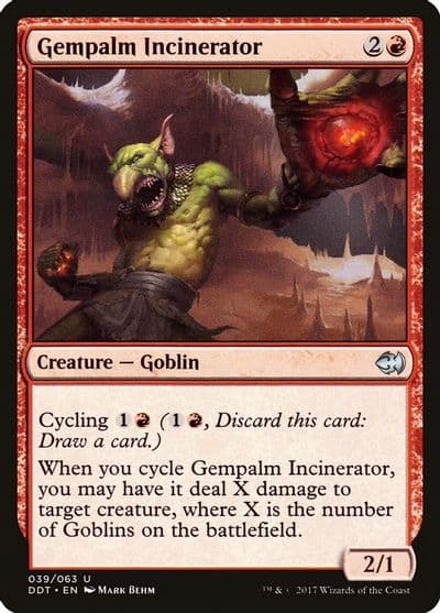 Gempalm Incinerator Duel Decks: Merfolk vs. Goblins Magic card