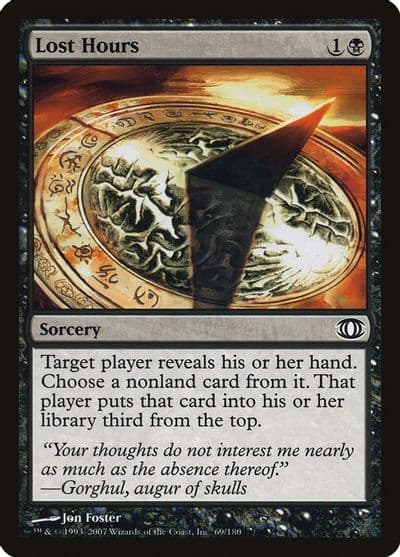 Lost Hours Future Sight Magic card