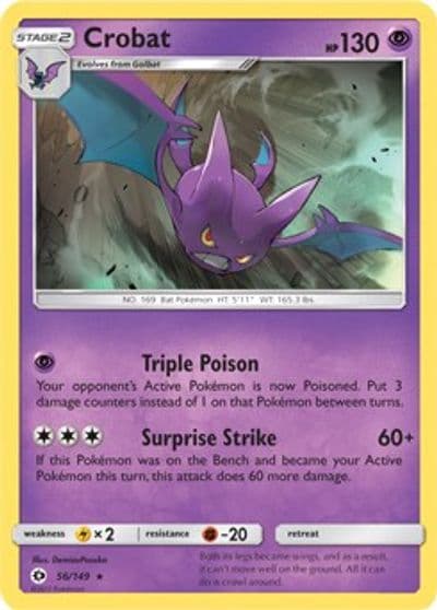 Crobat (Prerelease Kit Exclusive) Deck Exclusives Pokemon card
