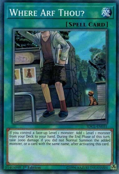 Where Arf Thou Structure Deck: Cyberse Link Yu-Gi-Oh! card