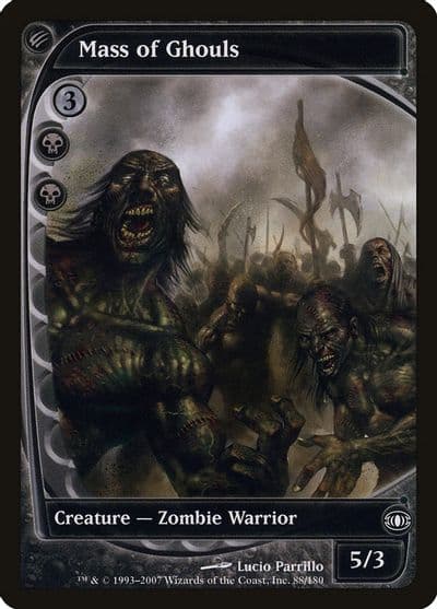 Mass of Ghouls Future Sight Magic card