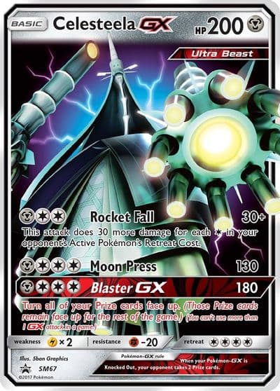 Celesteela GX - SM67 SM Promos Pokemon card
