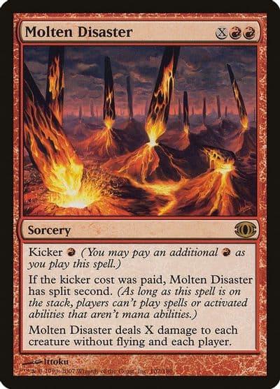 Molten Disaster Future Sight Magic card