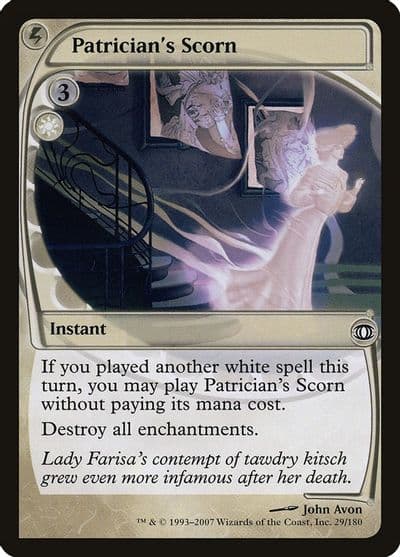 Patricians Scorn Future Sight Magic card