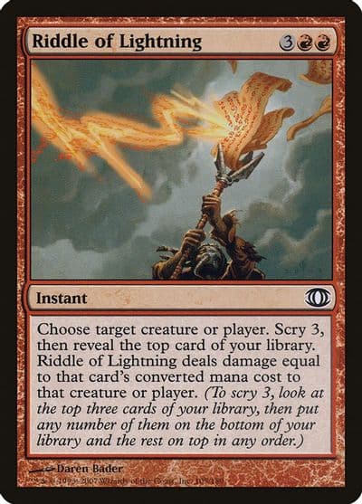 Riddle of Lightning Future Sight Magic card