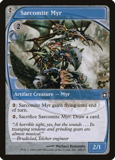 Sarcomite Myr Future Sight Magic card