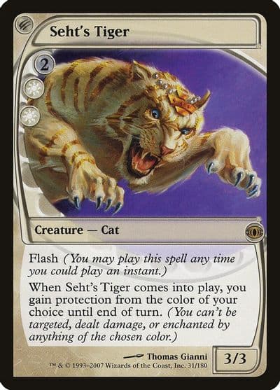 Sehts Tiger Future Sight Magic card