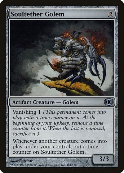 Soultether Golem Future Sight Magic card