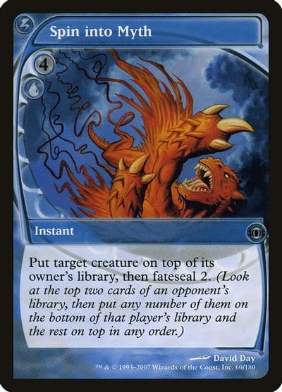Spin into Myth Future Sight Magic card