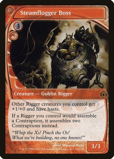 Steamflogger Boss Future Sight Magic card