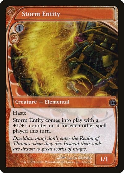 Storm Entity Future Sight Magic card