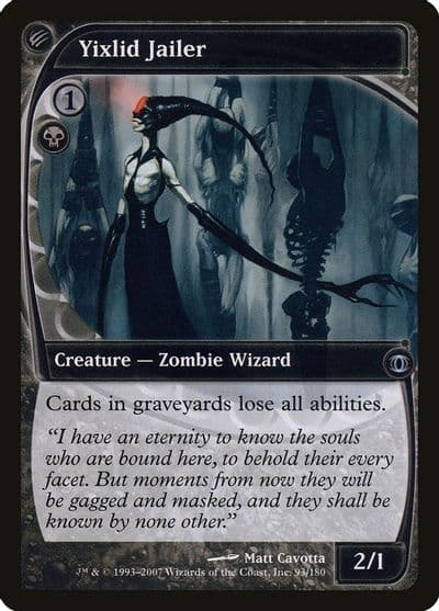 Yixlid Jailer Future Sight Magic card