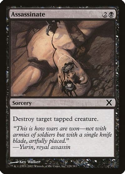 Assassinate 10th Edition Magic card
