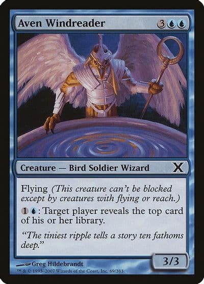 Aven Windreader 10th Edition Magic card