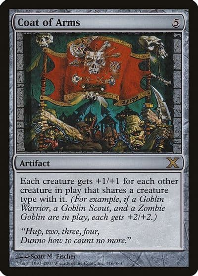 Coat of Arms 10th Edition Magic card