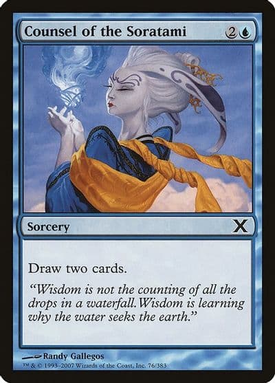 Counsel of the Soratami 10th Edition Magic card