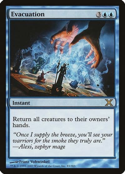 Evacuation 10th Edition Magic card