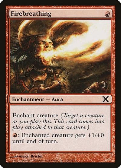 Firebreathing 10th Edition Magic card