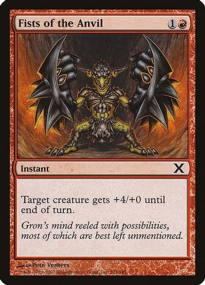 Fists of the Anvil 10th Edition Magic card