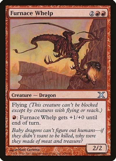 Furnace Whelp 10th Edition Magic card