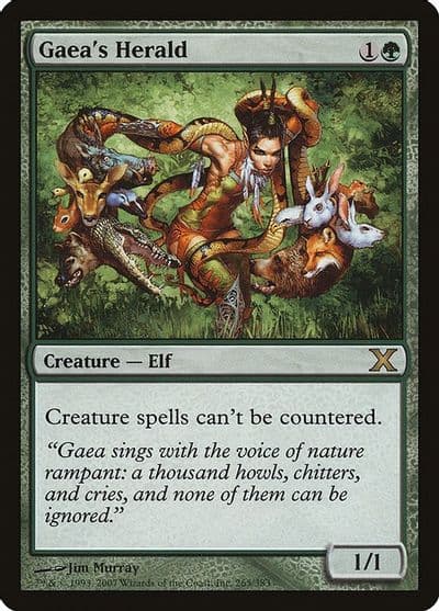 Gaeas Herald 10th Edition Magic card