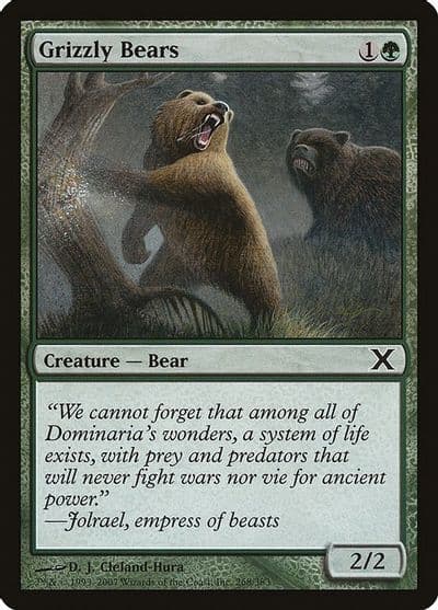 Grizzly Bears 10th Edition Magic card