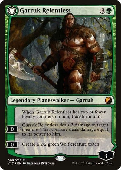 Garruk Relentless From the Vault: Transform Magic card