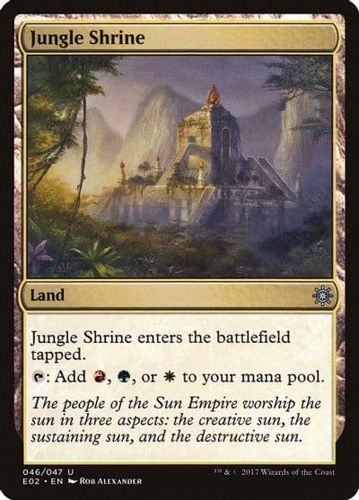 Jungle Shrine Explorers of Ixalan Magic card