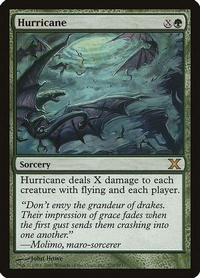 Hurricane 10th Edition Magic card