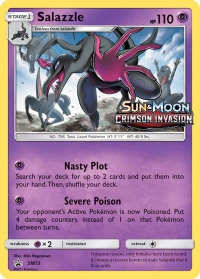 Salazzle - SM73 (Prerelease) SM Promos Pokemon card