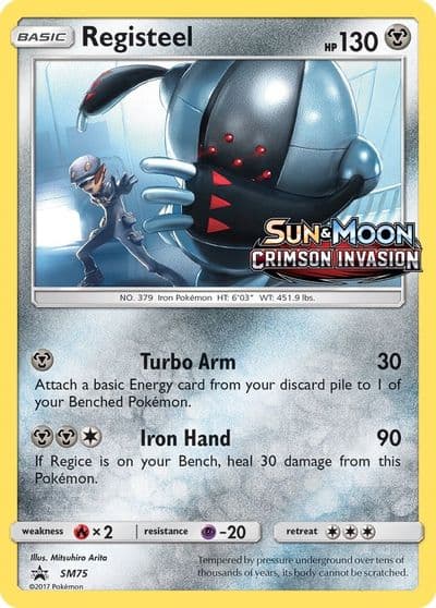 Registeel - SM75 (Prerelease) SM Promos Pokemon card