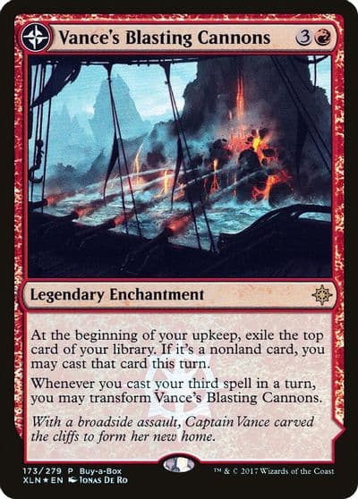 Vances Blasting Cannons Buy-A-Box Promos Magic card