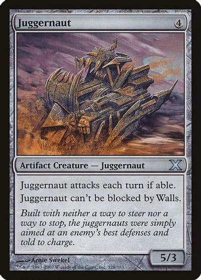 Juggernaut 10th Edition Magic card