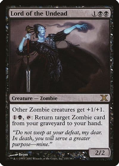 Lord of the Undead 10th Edition Magic card