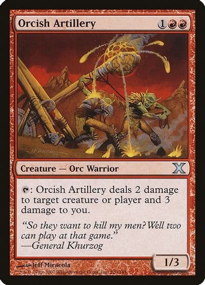 Orcish Artillery 10th Edition Magic card