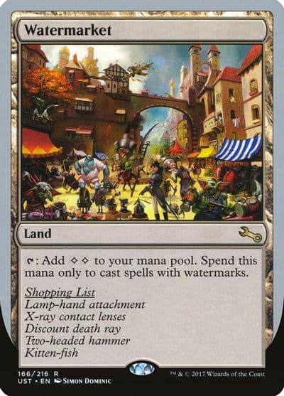 Watermarket Unstable Magic card