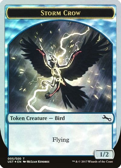 Storm Crow Token Unstable Magic card