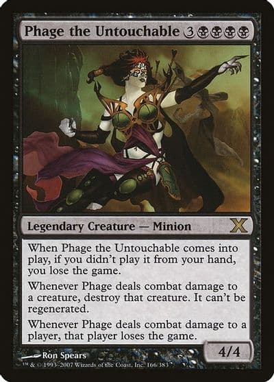 Phage the Untouchable 10th Edition Magic card