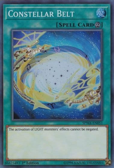Constellar Belt Spirit Warriors Yu-Gi-Oh! card