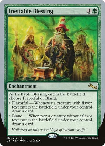 Ineffable Blessing A Unstable Magic card