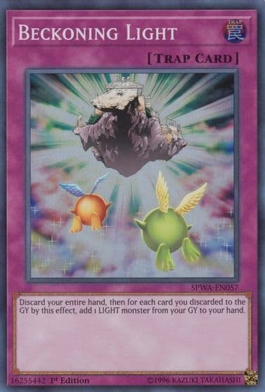 Beckoning Light Spirit Warriors Yu-Gi-Oh! card