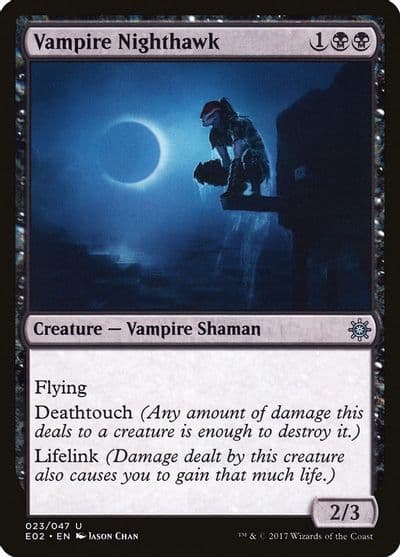 Vampire Nighthawk Explorers of Ixalan Magic card