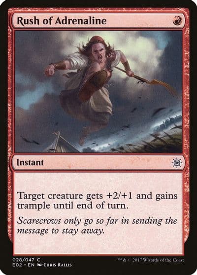 Rush of Adrenaline Explorers of Ixalan Magic card