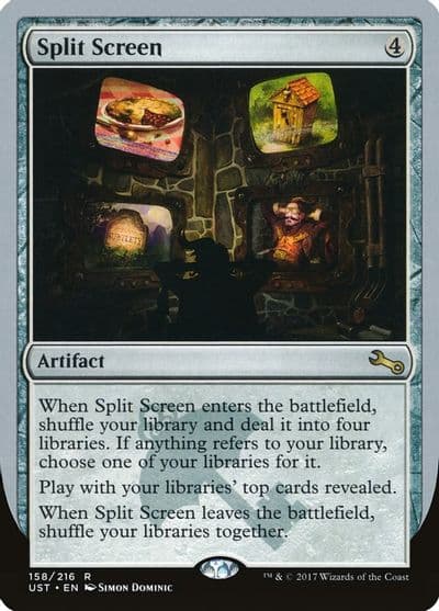 Split Screen Unstable Magic card