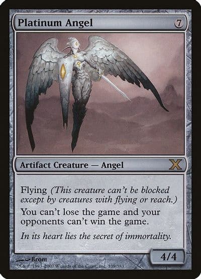 Platinum Angel 10th Edition Magic card